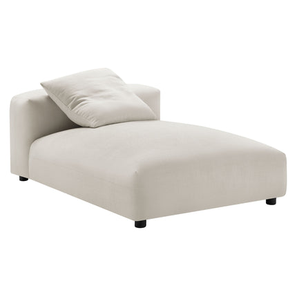 Modway EEI-7025 Solace 2-Piece Modular Upholstered Fabric Sectional Sofa With Chaise - Plaza Home Decor