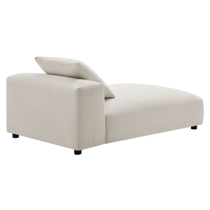 Modway EEI-6887 Solace Modular Upholstered Fabric Armless Chaise Lounge - Plaza Home Decor