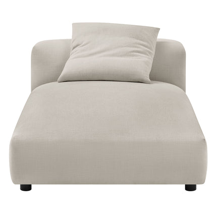 Modway EEI-6887 Solace Modular Upholstered Fabric Armless Chaise Lounge - Plaza Home Decor