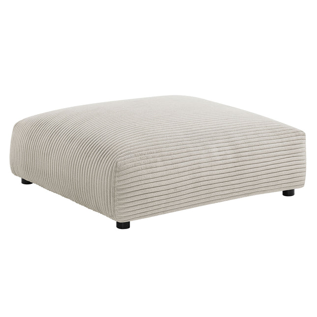 Modway EEI-6888 Solace Modular Corduroy Upholstered Ottoman - Plaza Home Decor