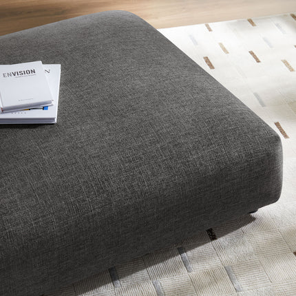 Modway EEI-6889 Solace Modular Upholstered Fabric Ottoman - Plaza Home Decor
