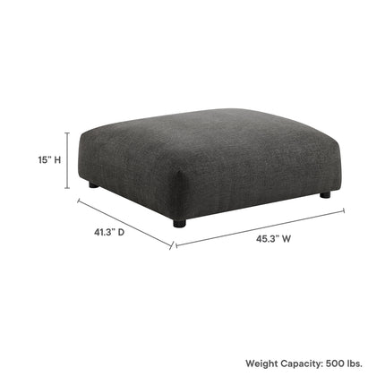 Modway EEI-6889 Solace Modular Upholstered Fabric Ottoman - Plaza Home Decor