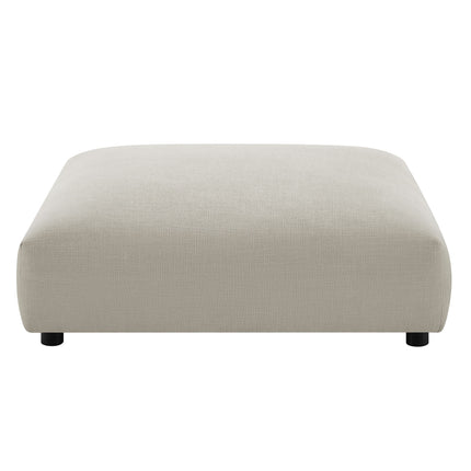 Modway EEI-7033 Solace 4-Piece Modular Upholstered Fabric Sectional Sofa With Ottoman - Plaza Home Decor