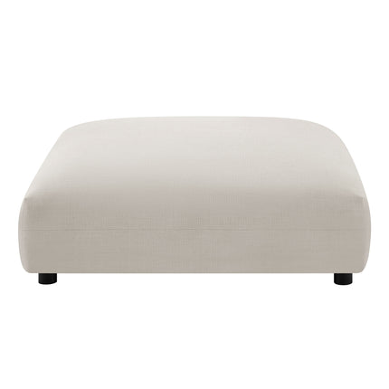 Modway EEI-7031 Solace Modular Upholstered Fabric Armless Loveseat and Ottoman Set - Plaza Home Decor