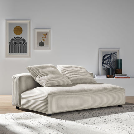 Modway EEI-6890 Solace Modular Corduroy Upholstered Armless Loveseat - Plaza Home Decor