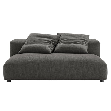 Modway EEI-6891 Solace Modular Upholstered Fabric Armless Loveseat - Plaza Home Decor