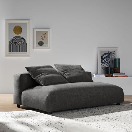 Modway EEI-6891 Solace Modular Upholstered Fabric Armless Loveseat - Plaza Home Decor