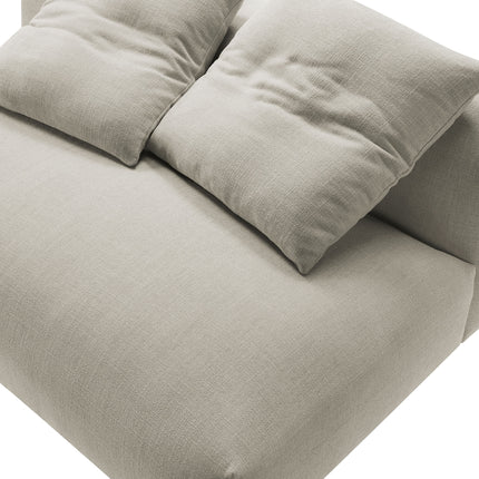 Modway EEI-6891 Solace Modular Upholstered Fabric Armless Loveseat - Plaza Home Decor