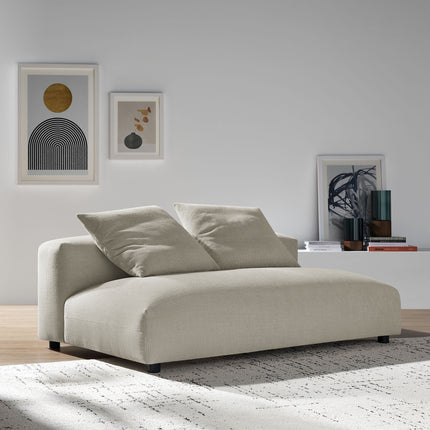 Modway EEI-6891 Solace Modular Upholstered Fabric Armless Loveseat - Plaza Home Decor