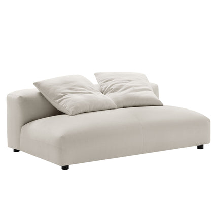 Modway EEI-6891 Solace Modular Upholstered Fabric Armless Loveseat - Plaza Home Decor