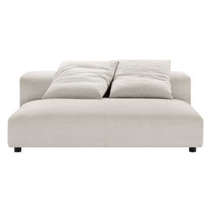 Modway EEI-7025 Solace 2-Piece Modular Upholstered Fabric Sectional Sofa With Chaise - Plaza Home Decor