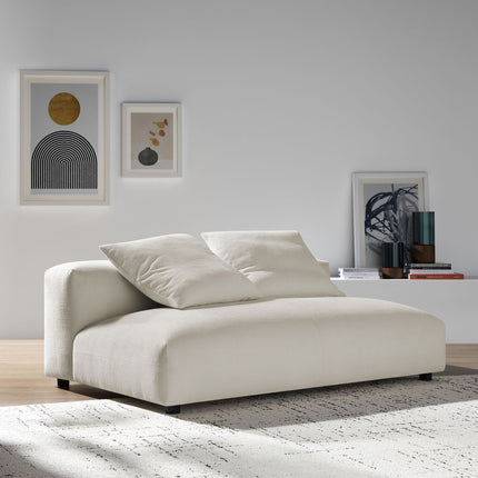 Modway EEI-6891 Solace Modular Upholstered Fabric Armless Loveseat - Plaza Home Decor