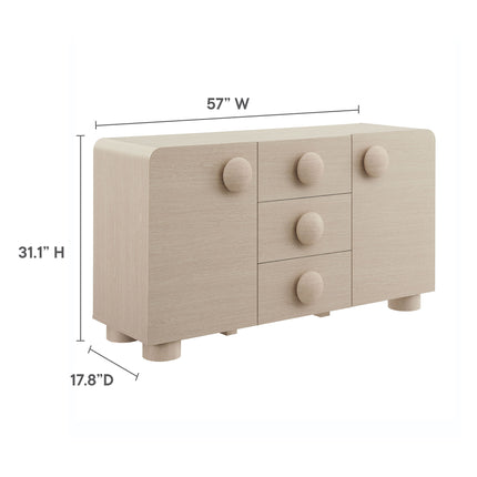 Modway EEI-6892 Sonnet 57" Sideboard Storage Cabinet - Plaza Home Decor