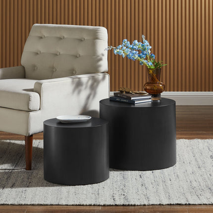 Modway EEI-6893 Amani Round Nesting Coffee Tables Set of 2 Modway