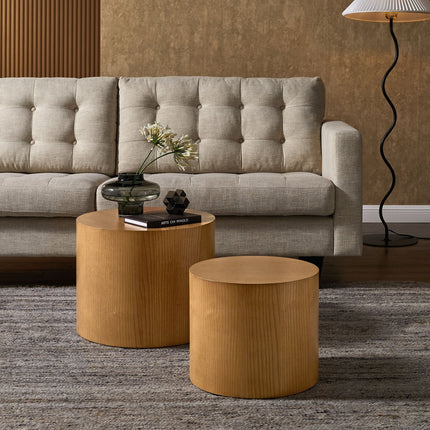 Modway EEI-6893 Amani Round Nesting Coffee Tables Set of 2 Modway