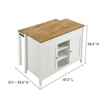 Modway EEI-6894 Garland 3-Piece Kitchen Island and Stool Set Modway
