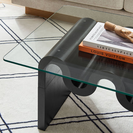 Modway EEI-6900 Ondine Glass Top Coffee Table Modway