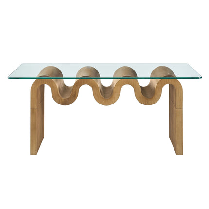 Modway EEI-6900 Ondine Glass Top Coffee Table Modway