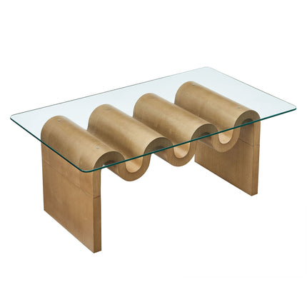 Modway EEI-6900 Ondine Glass Top Coffee Table Modway