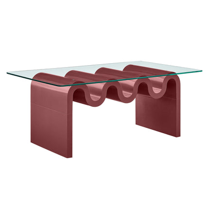 Modway EEI-6900 Ondine Glass Top Coffee Table Modway
