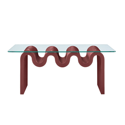 Modway EEI-6900 Ondine Glass Top Coffee Table Modway