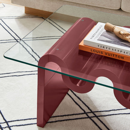 Modway EEI-6900 Ondine Glass Top Coffee Table Modway