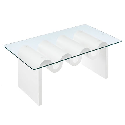 Modway EEI-6900 Ondine Glass Top Coffee Table Modway