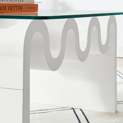 Modway EEI-6900 Ondine Glass Top Coffee Table Modway