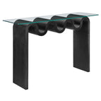 Black / Glass Top
