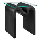 Black / Glass Top