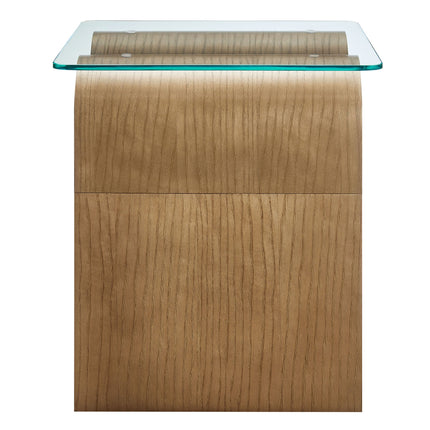 Modway EEI-6902 Ondine Glass Top Side Table Modway