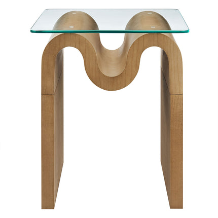 Modway EEI-6902 Ondine Glass Top Side Table Modway