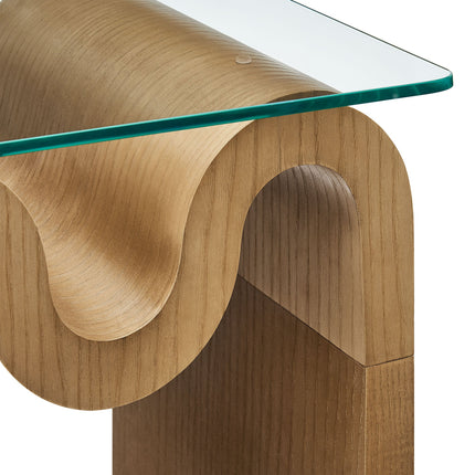 Modway EEI-6902 Ondine Glass Top Side Table Modway