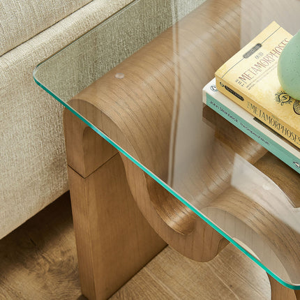 Modway EEI-6902 Ondine Glass Top Side Table Modway