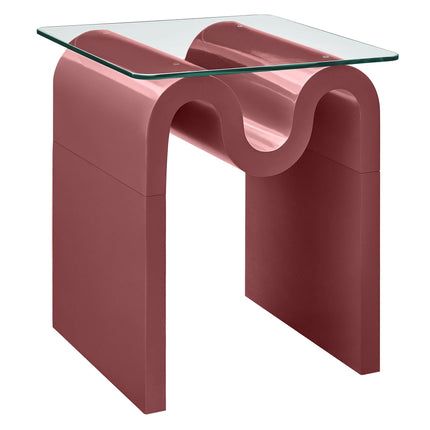 Modway EEI-6902 Ondine Glass Top Side Table Modway