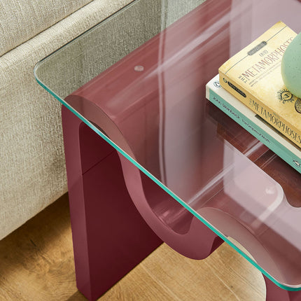 Modway EEI-6902 Ondine Glass Top Side Table Modway