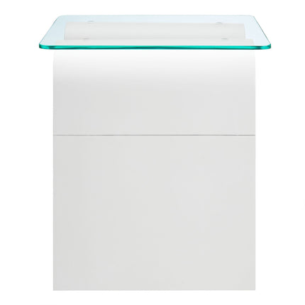 Modway EEI-6902 Ondine Glass Top Side Table Modway