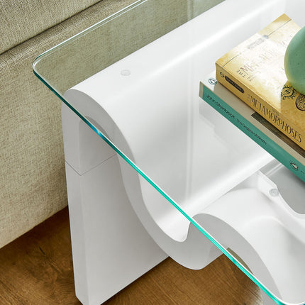 Modway EEI-6902 Ondine Glass Top Side Table Modway