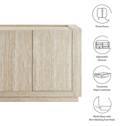 Modway EEI-6906 Hollis 59" Travertine Sideboard Modway
