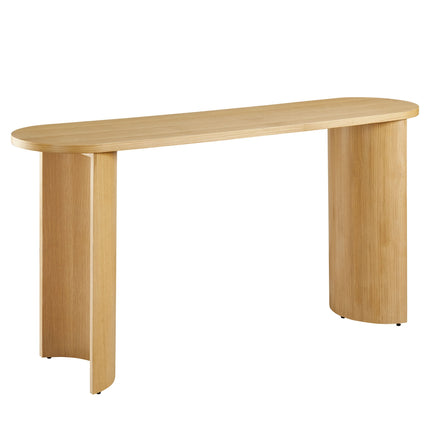 Modway EEI-6912 Aspect Oval Wood Entryway Console Table Modway