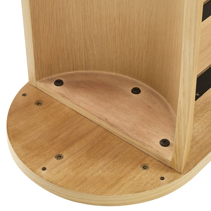 Modway EEI-6912 Aspect Oval Wood Entryway Console Table Modway