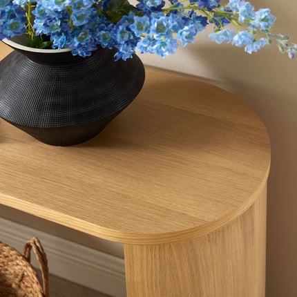 Modway EEI-6912 Aspect Oval Wood Entryway Console Table Modway