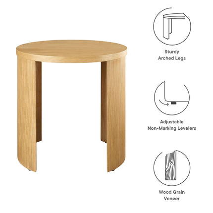 Modway EEI-6913 Aspect Round Wood End Table Modway