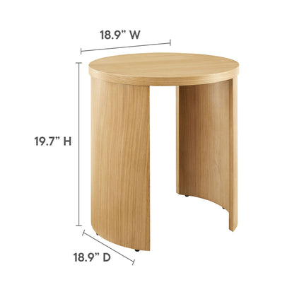 Modway EEI-6913 Aspect Round Wood End Table Modway