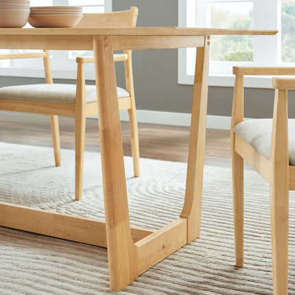 Modway EEI-6914 Solara 71" Rectangle Wood Dining Table - Plaza Home Decor