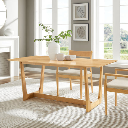 Modway EEI-6914 Solara 71" Rectangle Wood Dining Table - Plaza Home Decor