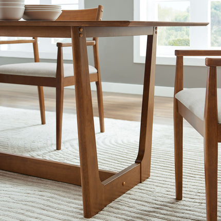 Modway EEI-6914 Solara 71" Rectangle Wood Dining Table - Plaza Home Decor