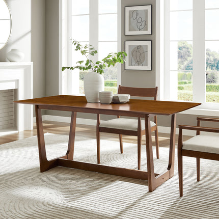Modway EEI-6914 Solara 71" Rectangle Wood Dining Table - Plaza Home Decor