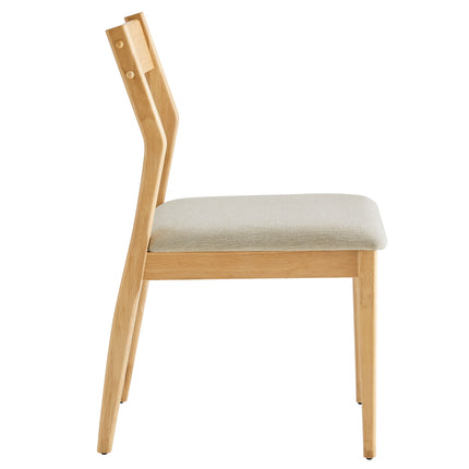 Modway EEI-6918 Solara Fabric Wood Dining Side Chairs Set of 2 - Plaza Home Decor
