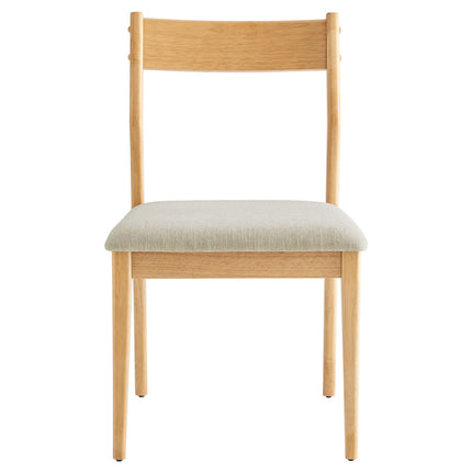 Modway EEI-6918 Solara Fabric Wood Dining Side Chairs Set of 2 - Plaza Home Decor